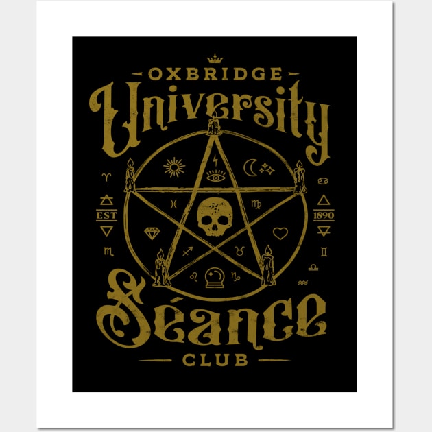 Seance Club - Dark Academia Occult Vintage University Wall Art by thedesigngarden